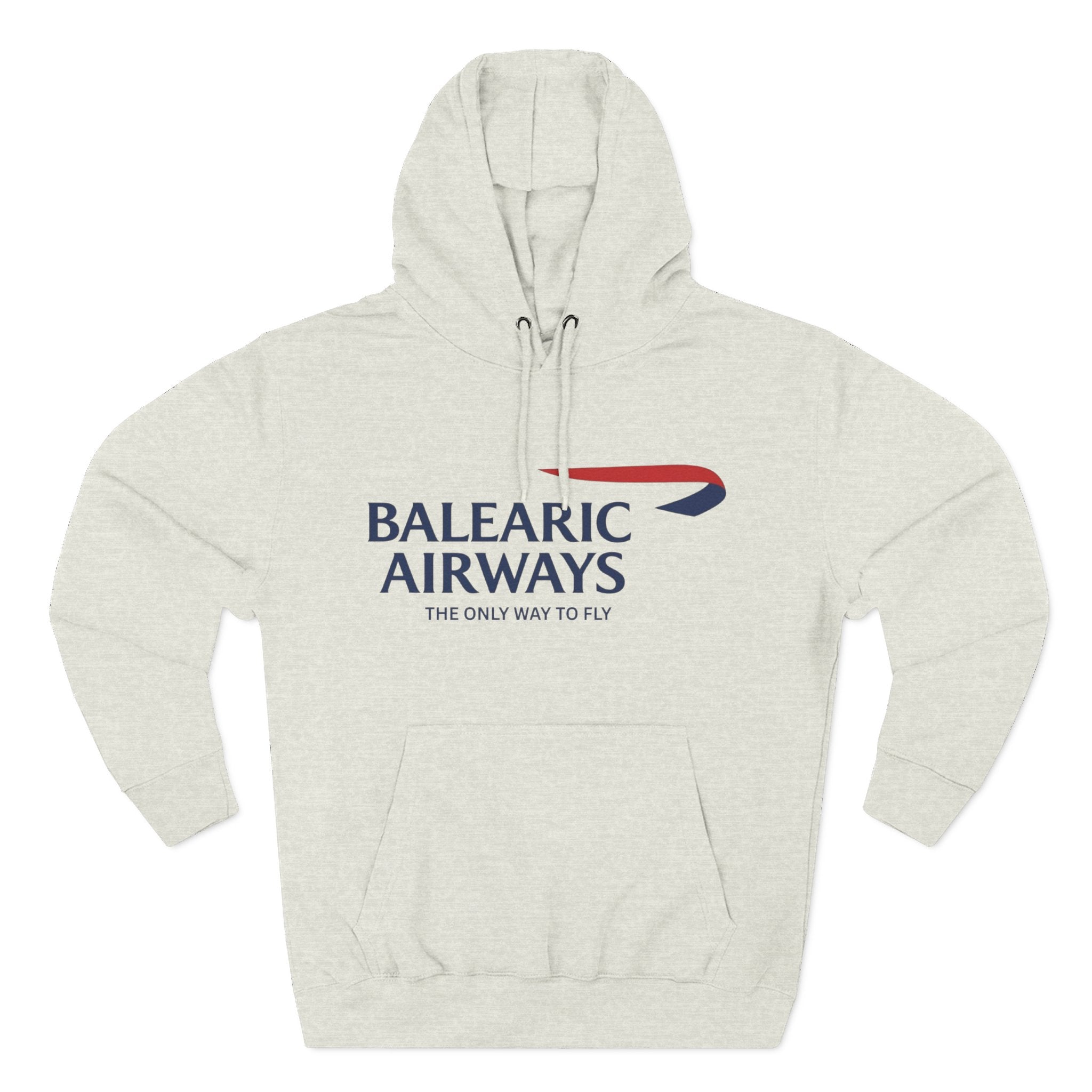 Balearic Airways Hoodie Oatmeal Hether Swatch