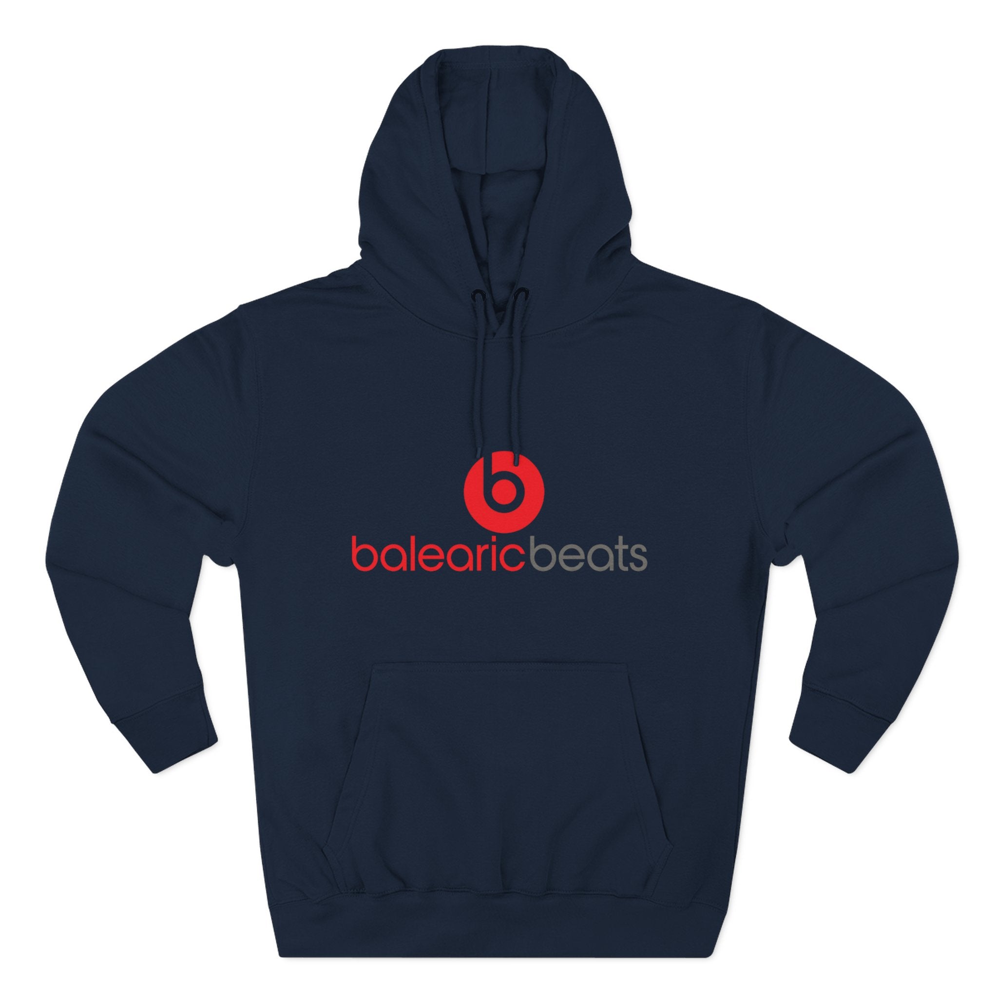 Balearic Beats Hoodie: Solid Navy fabric swatch for the Balearic Beats design.
