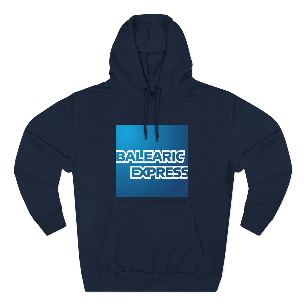 Balearic Express Hoodie: Navy fabric swatch for the Balearic Express design.